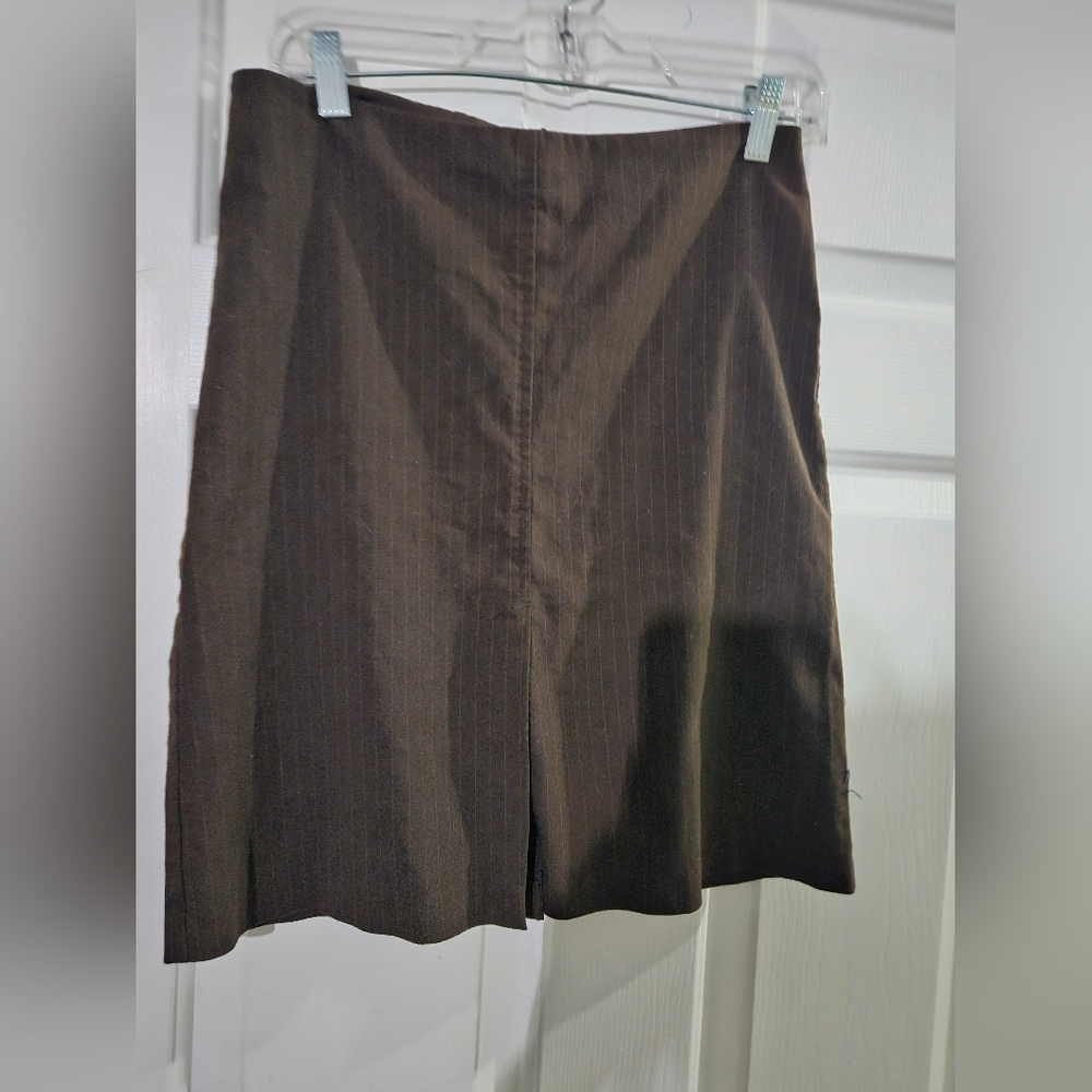 Copper Key Brown Dress Skirt Lightweight Fabric